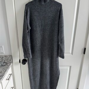 Universal Thread Charcoal Long Sleeve Sweater Dress